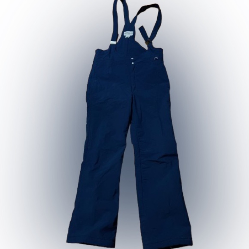 OBERMEYER Vintage Navy Blue Insulated Ski Overalls Size 38